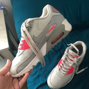 Pink and gray air max